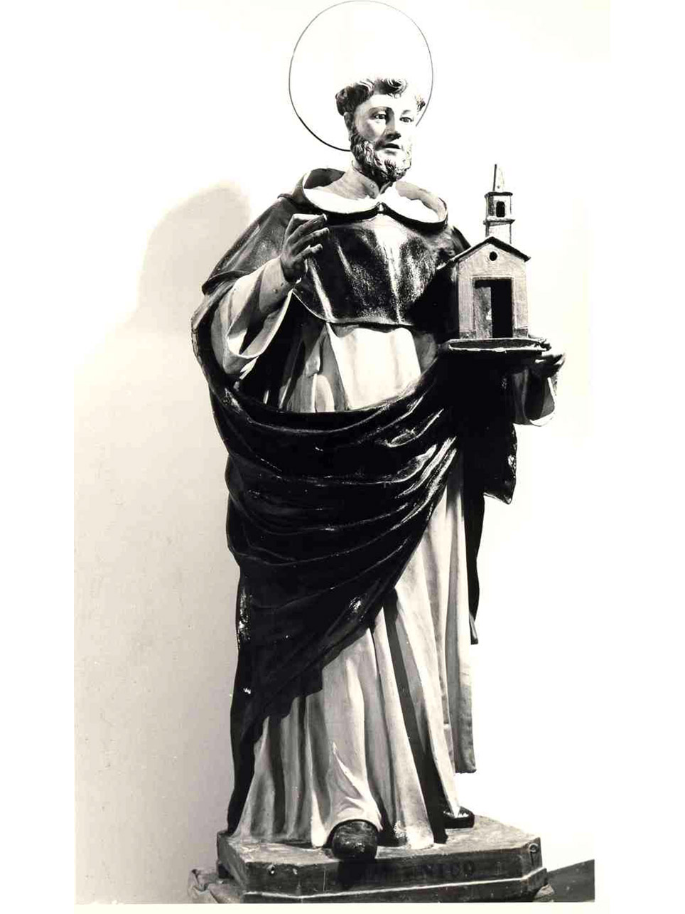 SAN DOMENICO (SCULTURA) - AMBITO NAPOLETANO (Metà sec. XIX)
