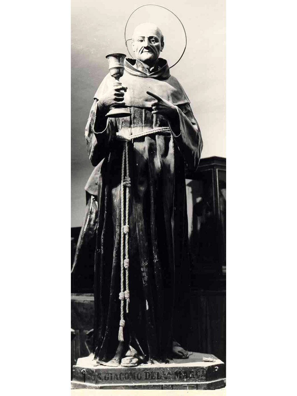 SAN GIACOMO DELLA MARCA (SCULTURA) - AMBITO NAPOLETANO (Metà sec. XIX)