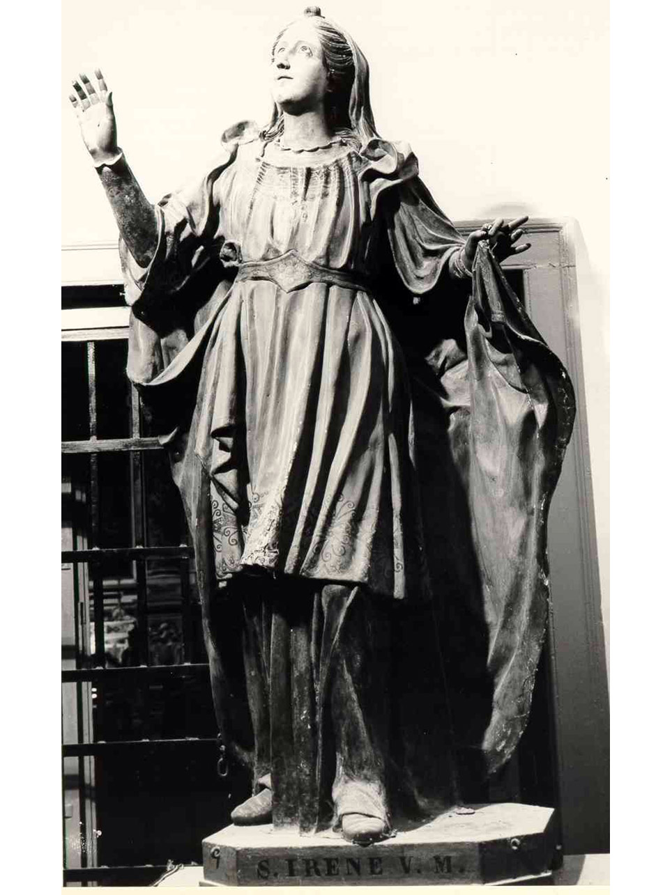 SANT'IRENE (SCULTURA) - AMBITO NAPOLETANO (Metà sec. XIX)