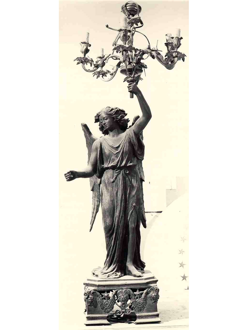 ANGELO PORTACANDELABRO, SERIE - AMBITO NAPOLETANO (FINE sec. XIX)