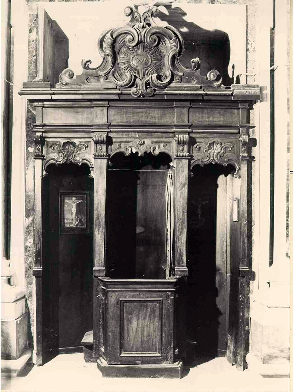 CONFESSIONALE, SERIE - manifattura napoletana (Seconda metà sec. XVIII)