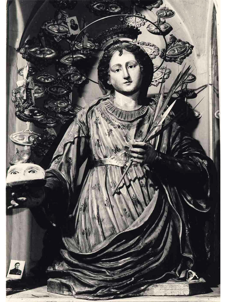 SANTA LUCIA (SCULTURA) di  (ATTR) (PRIMO QUARTO sec. XIX)