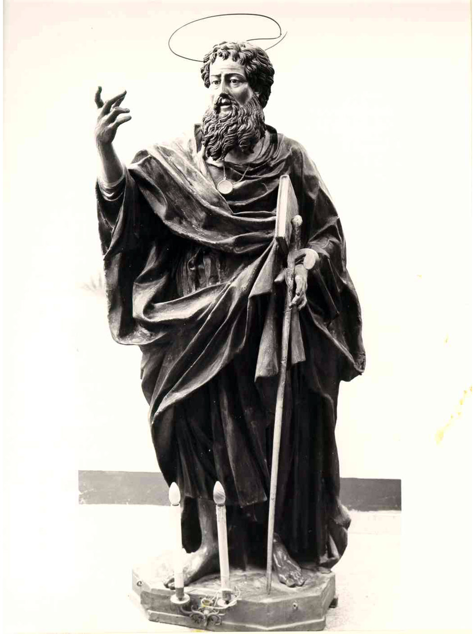 SAN PAOLO APOSTOLO (SCULTURA) - AMBITO NAPOLETANO (Metà sec. XIX)