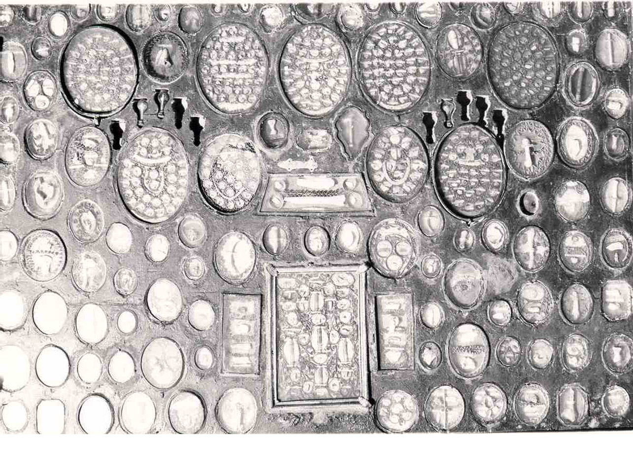 RELIQUIARIO - A TABELLA - manifattura napoletana (Metà sec. XIX)