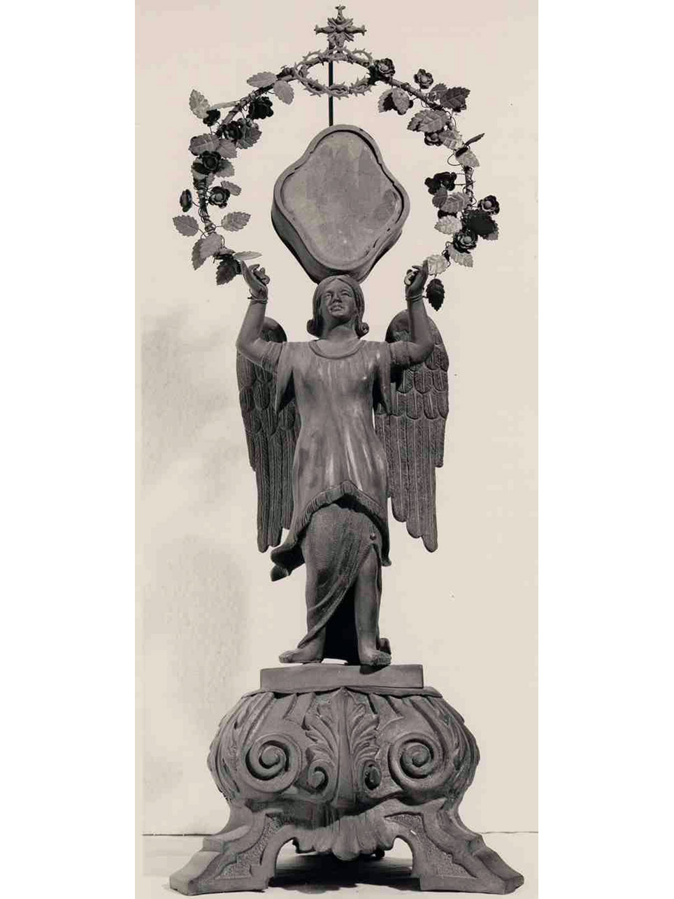 RELIQUIARIO - A STATUETTA - manifattura napoletana (INIZIO sec. XX)