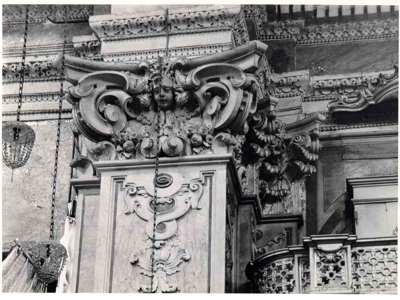 decorazione plastica di Lazzari Dionisio (bottega) (terzo quarto sec. XVII)