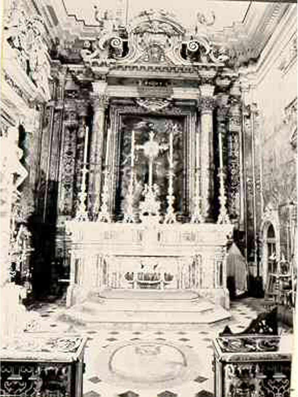 mostra d'altare di Lazzari Dionisio (bottega) (sec. XVII)