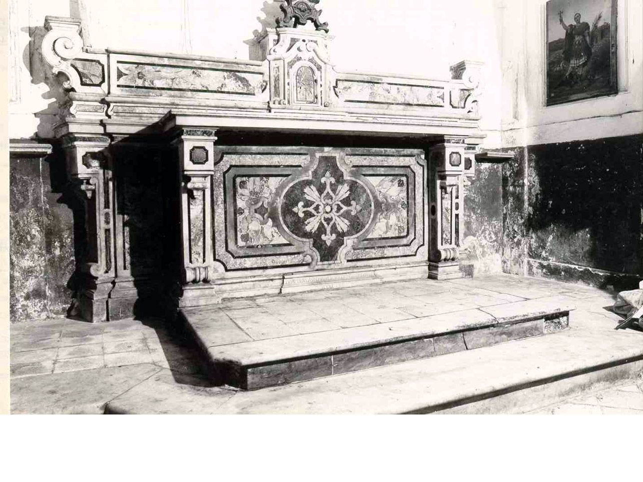 altare - bottega napoletana (prima metà sec. XVIII)