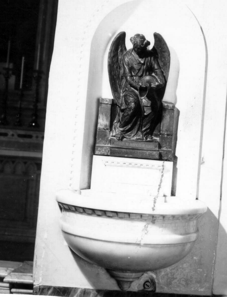 angelo (scultura, elemento d'insieme) - bottega napoletana (inizio sec. XX)