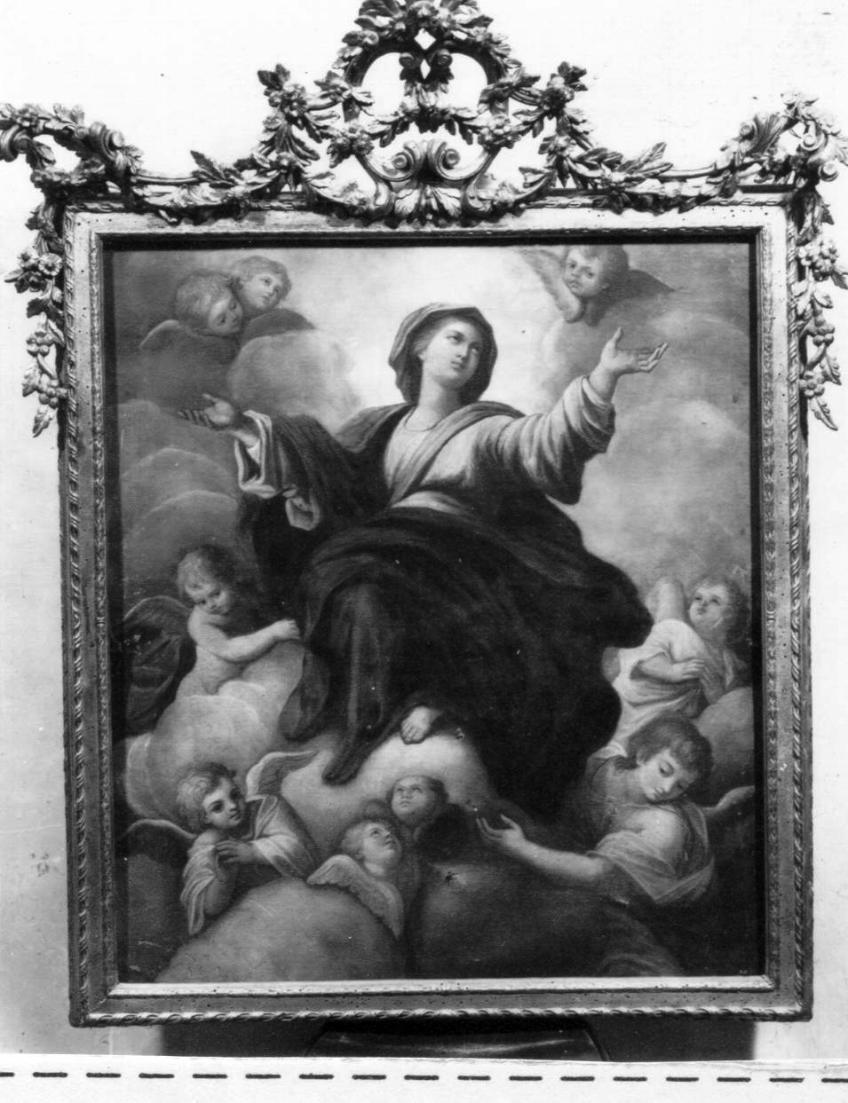 assunzione della Madonna (dipinto) di Sarnelli Antonio (metà sec. XVIII)