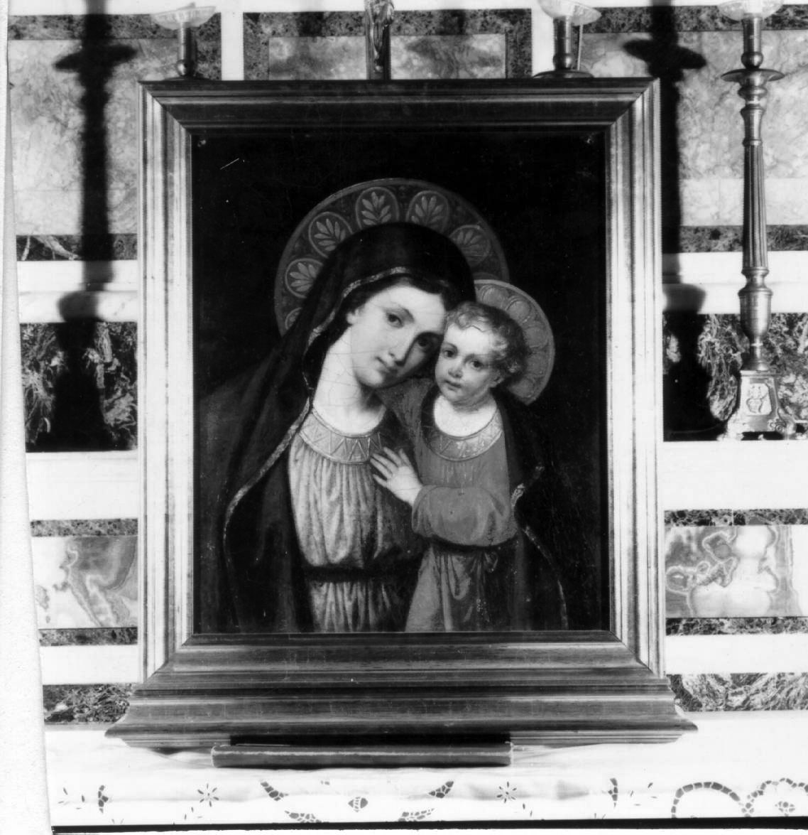 Madonna con Bambino (dipinto) di Caldara Domenico (prima metà sec. XIX)