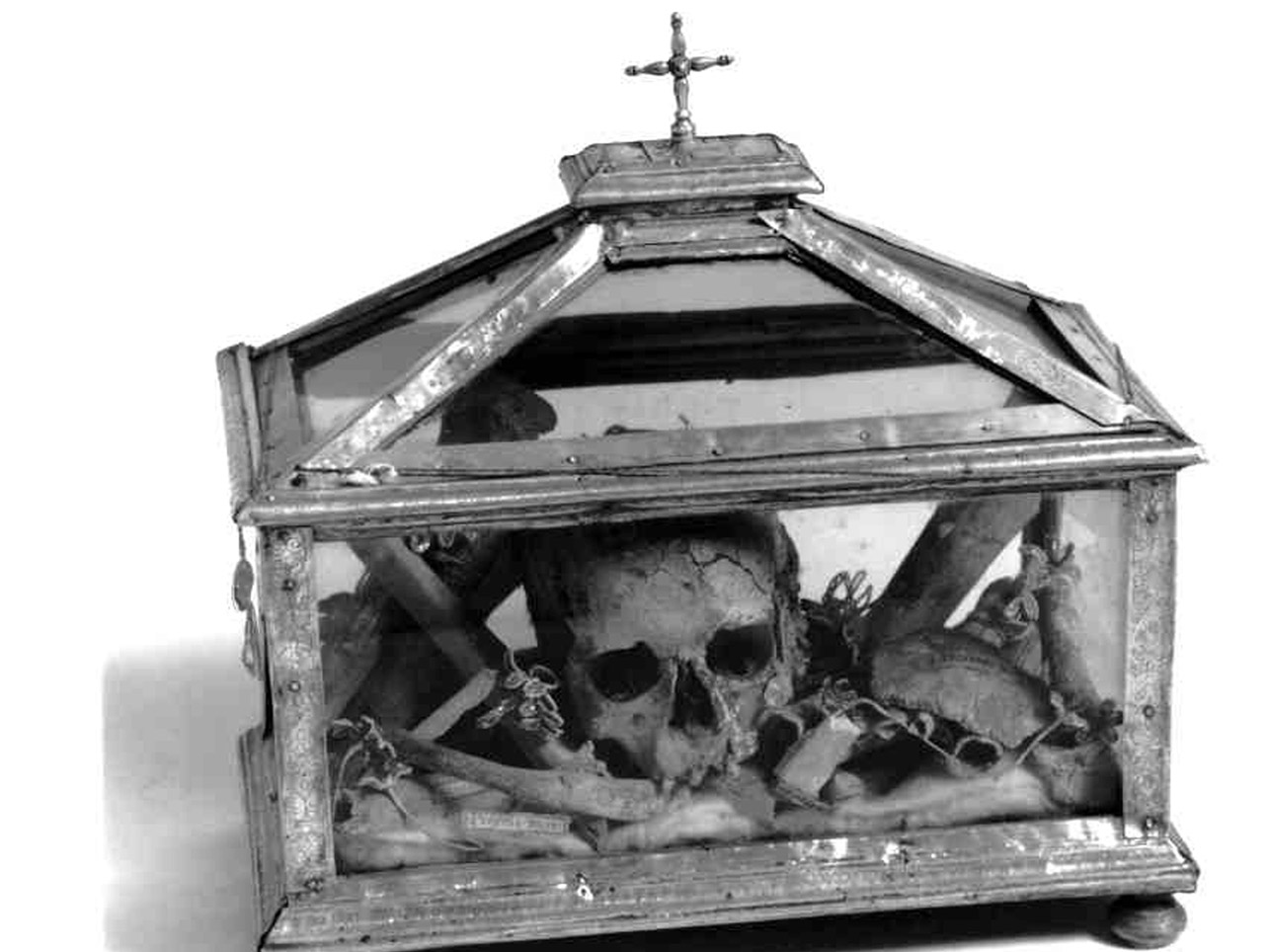 RELIQUIARIO - A CASSETTA - bottega argentiera napoletana (FINE sec. XVII)