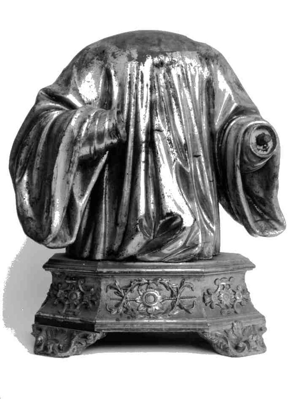 reliquiario - a busto, frammento - bottega napoletana (seconda metà sec. XVIII)