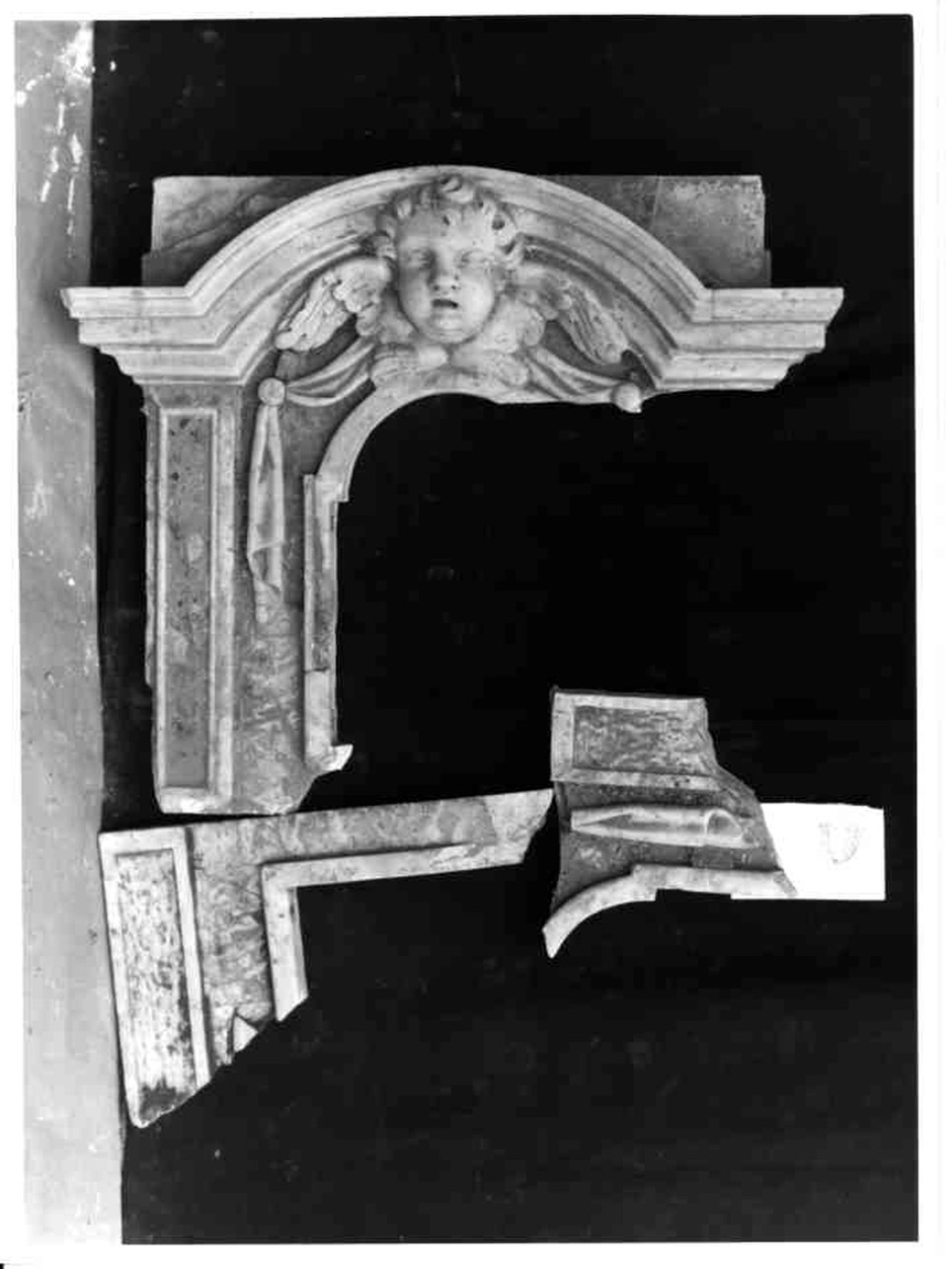 cherubini (ciborio, frammento) - bottega napoletana (fine sec. XVIII)