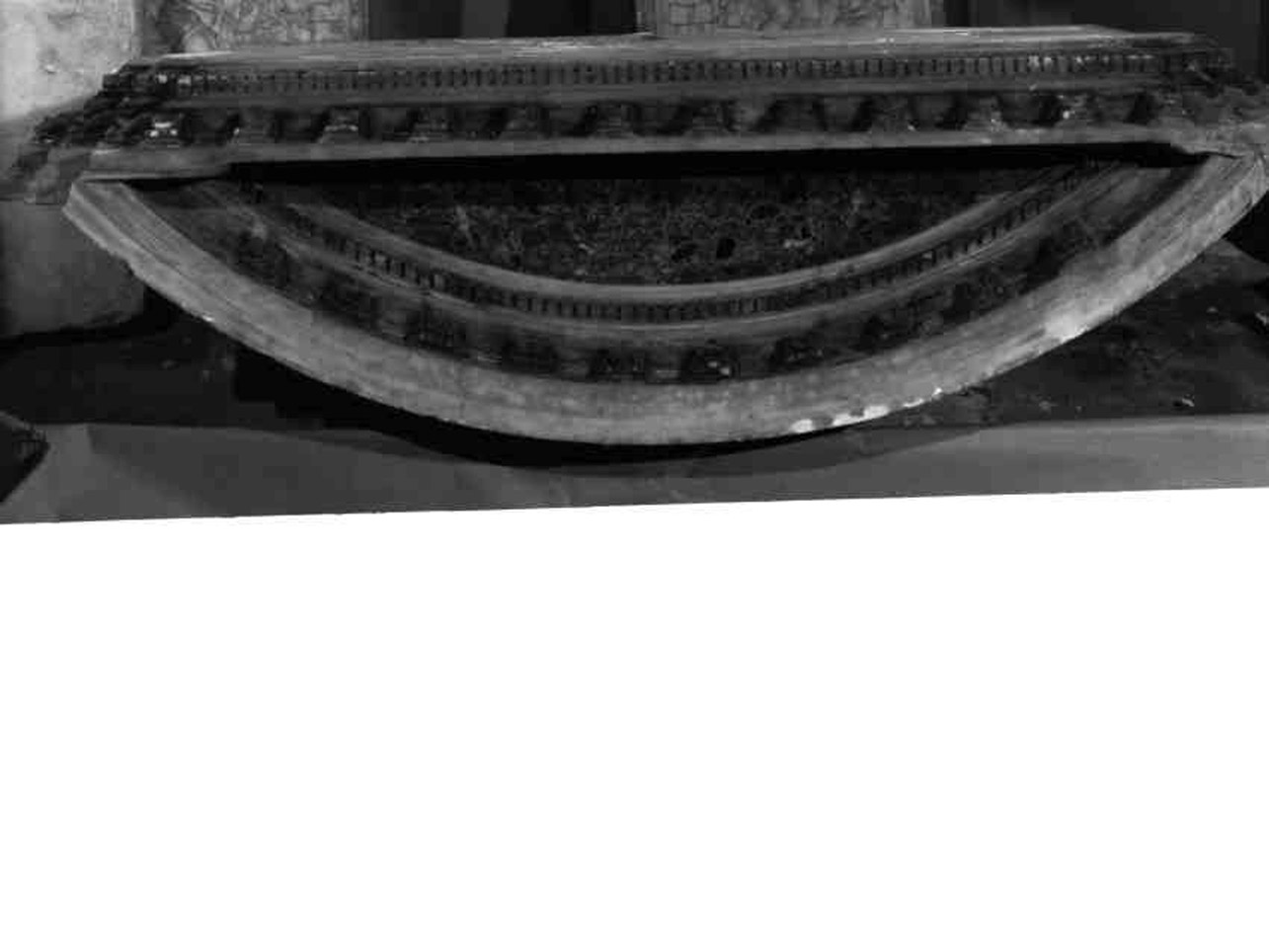 decorazione, frammento - bottega napoletana (fine sec. XVIII)