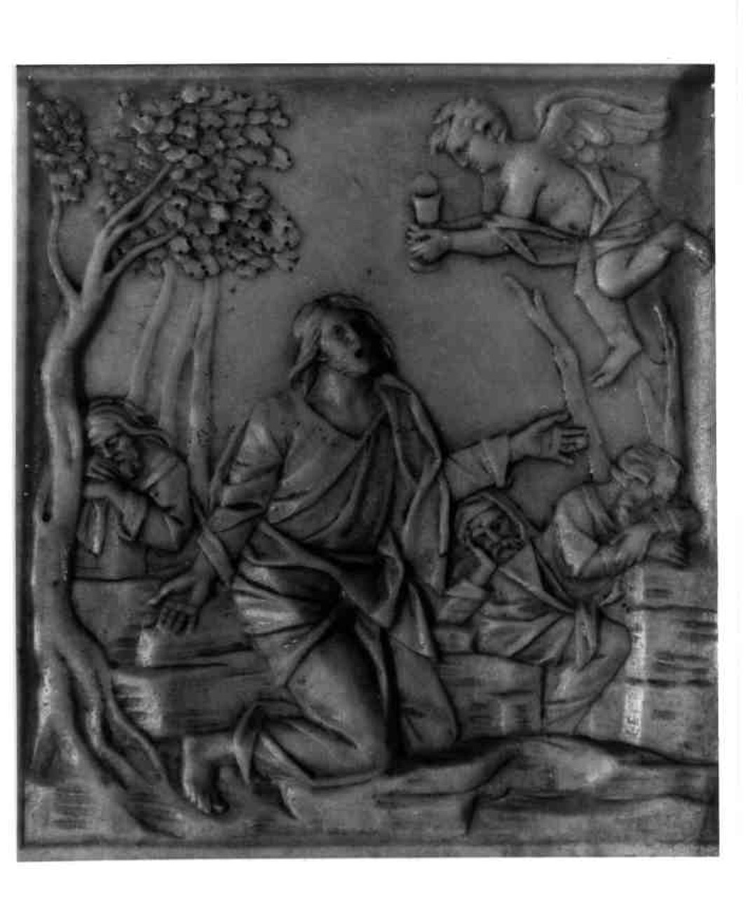 orazione di Cristo nell'orto di Getsemani (rilievo, elemento d'insieme) - bottega napoletana (fine sec. XVIII)