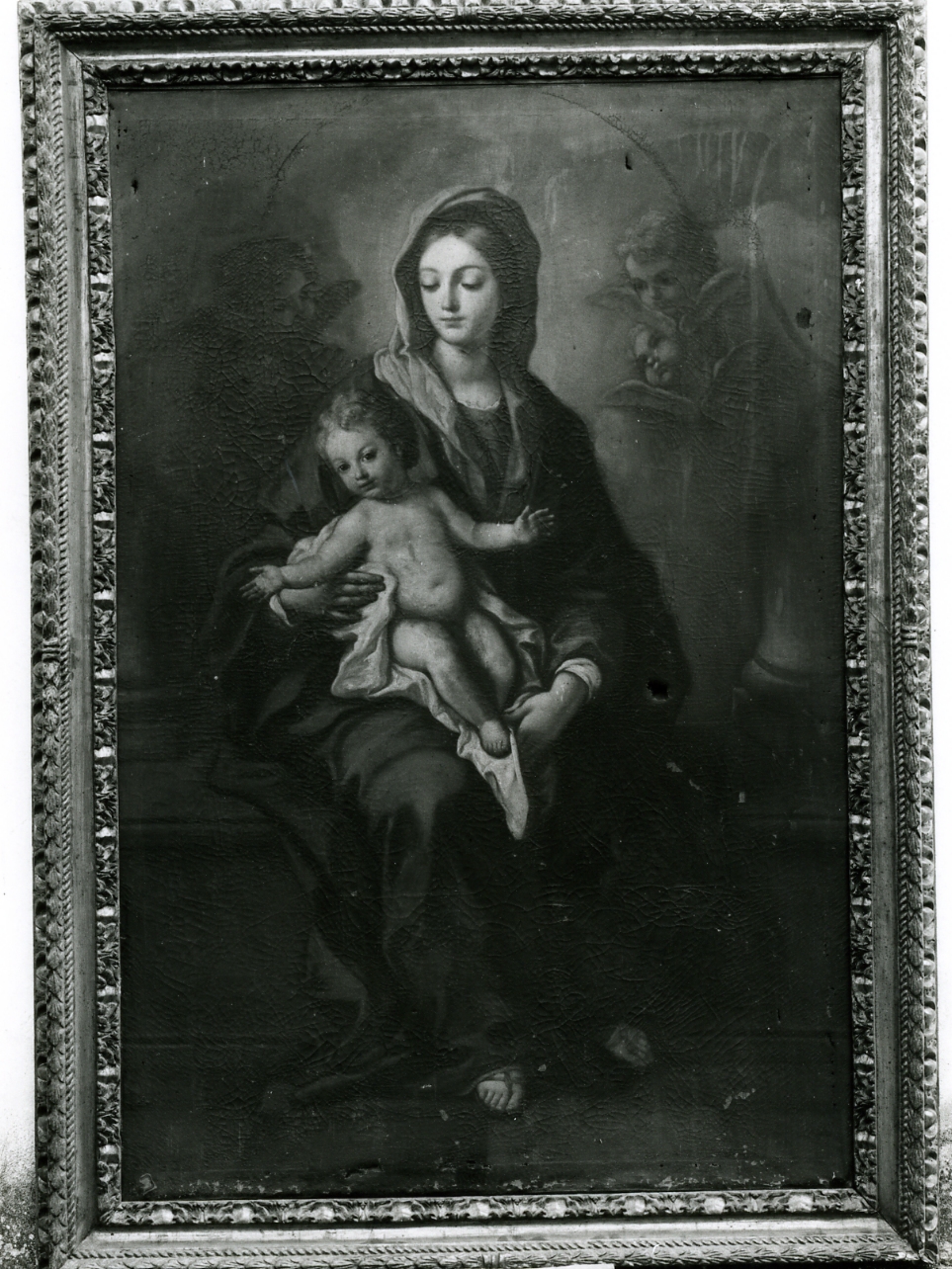 Madonna con Bambino (dipinto) di Fischetti Fedele (attribuito) (terzo quarto sec. XVIII)