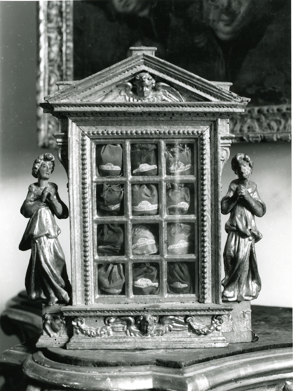 angeli (reliquiario, serie) - bottega napoletana (sec. XVI)