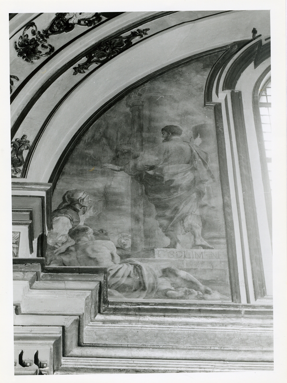 San Giovanni Battista predica nel deserto (dipinto) di Solimena Francesco detto Abate Ciccio (secc. XVII/ XVIII)