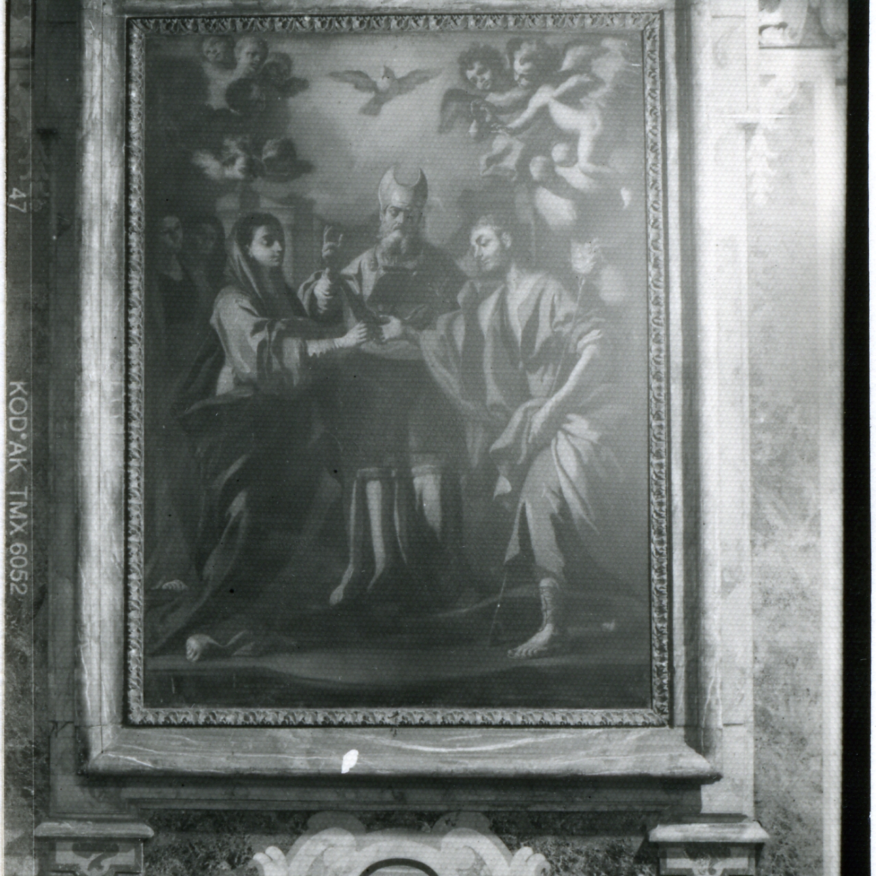 Sposalizio di Maria Vergine (dipinto) di De Maio Paolo (secondo quarto sec. XVIII)
