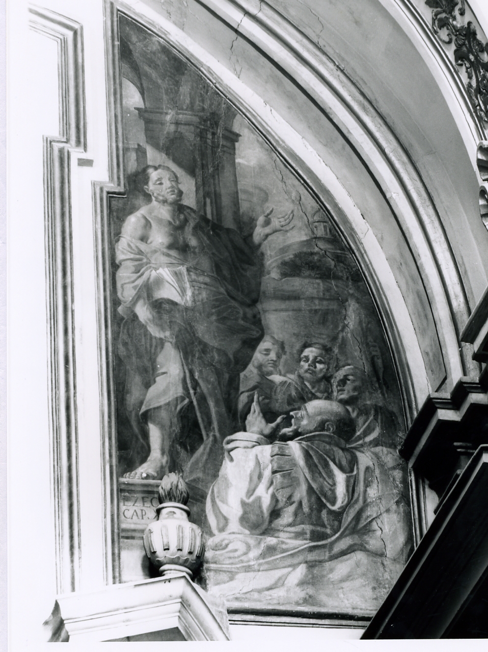 Ezechiele (dipinto, elemento d'insieme) di D'Elia Alessio (sec. XVIII)