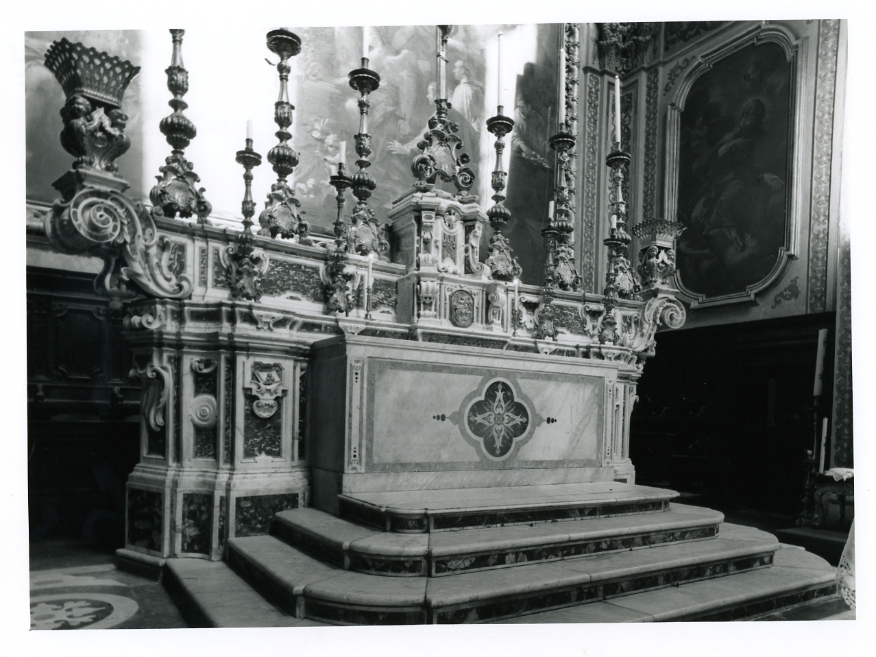 altare maggiore di Gioffredo Mario, Troccoli Antonio (sec. XVIII)