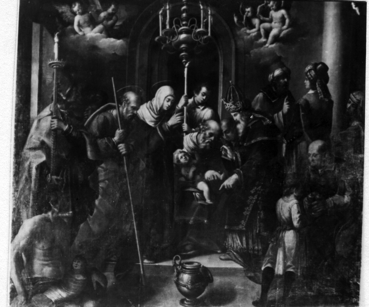 circoncisione di Gesù Bambino (dipinto) di Corenzio Belisario (prima metà sec. XVII)