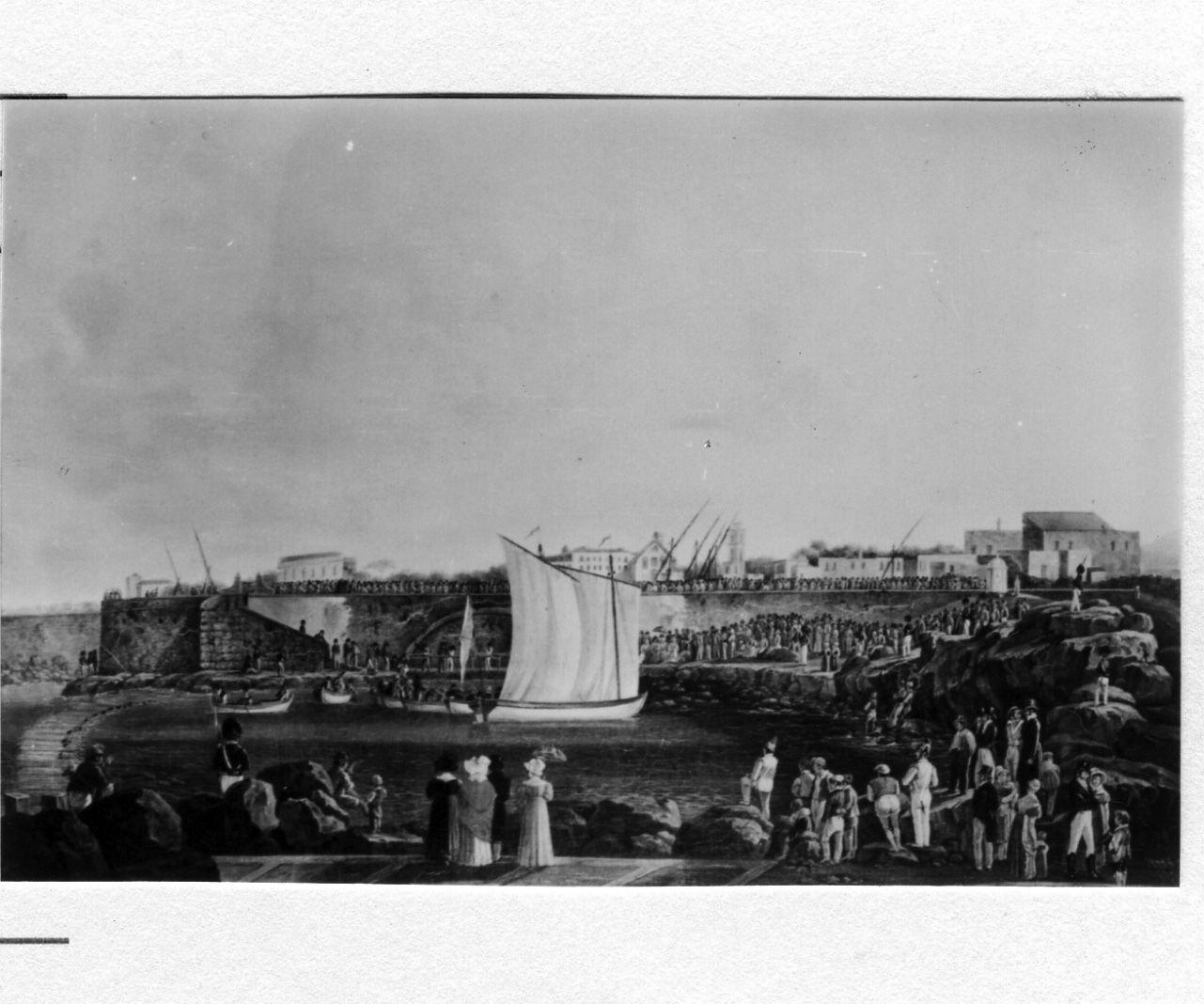 pesca in Sicilia (dipinto) di Hackert Philipp (maniera) (sec. XVIII)