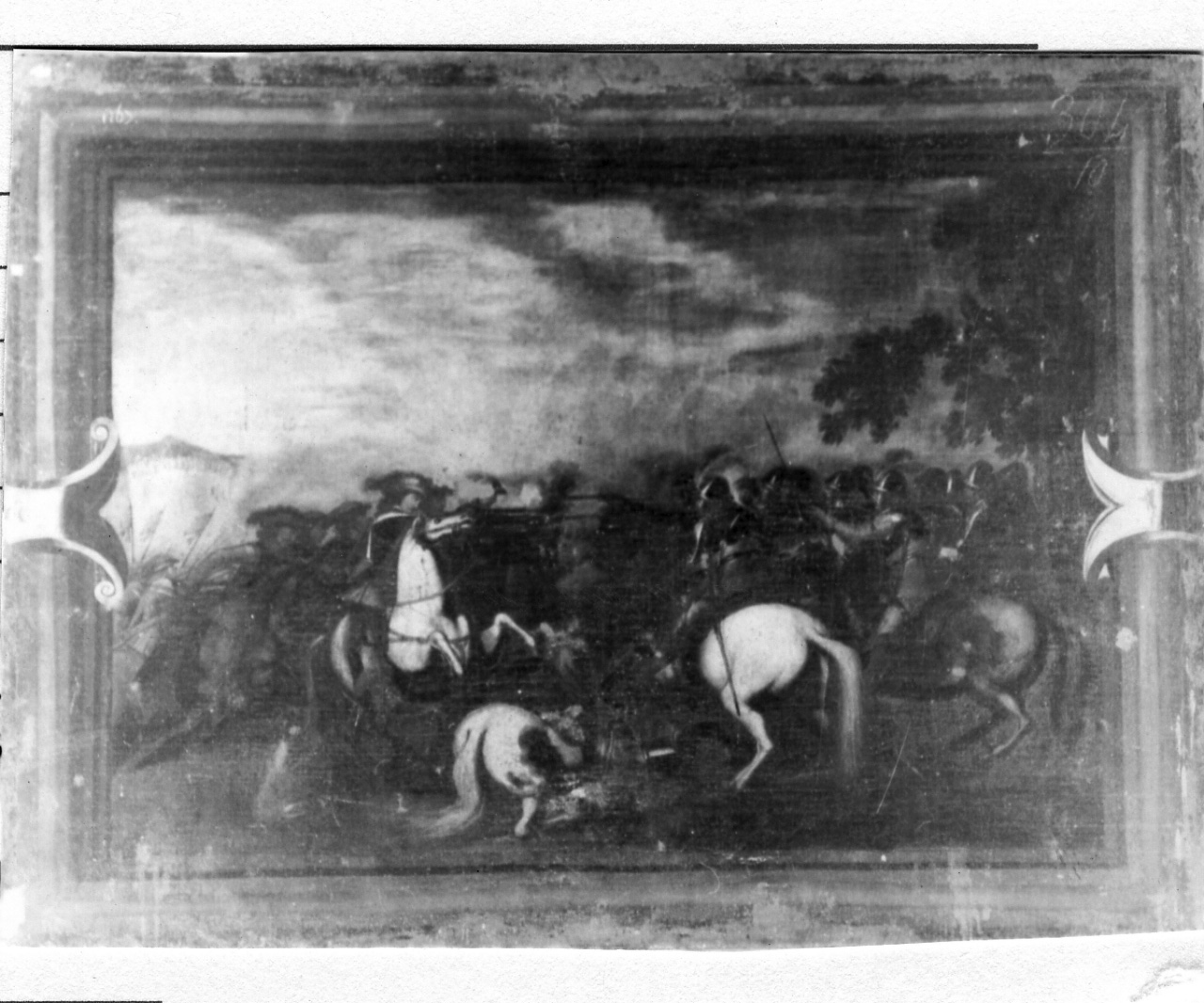 battaglia (dipinto) - ambito piemontese (sec. XVIII)