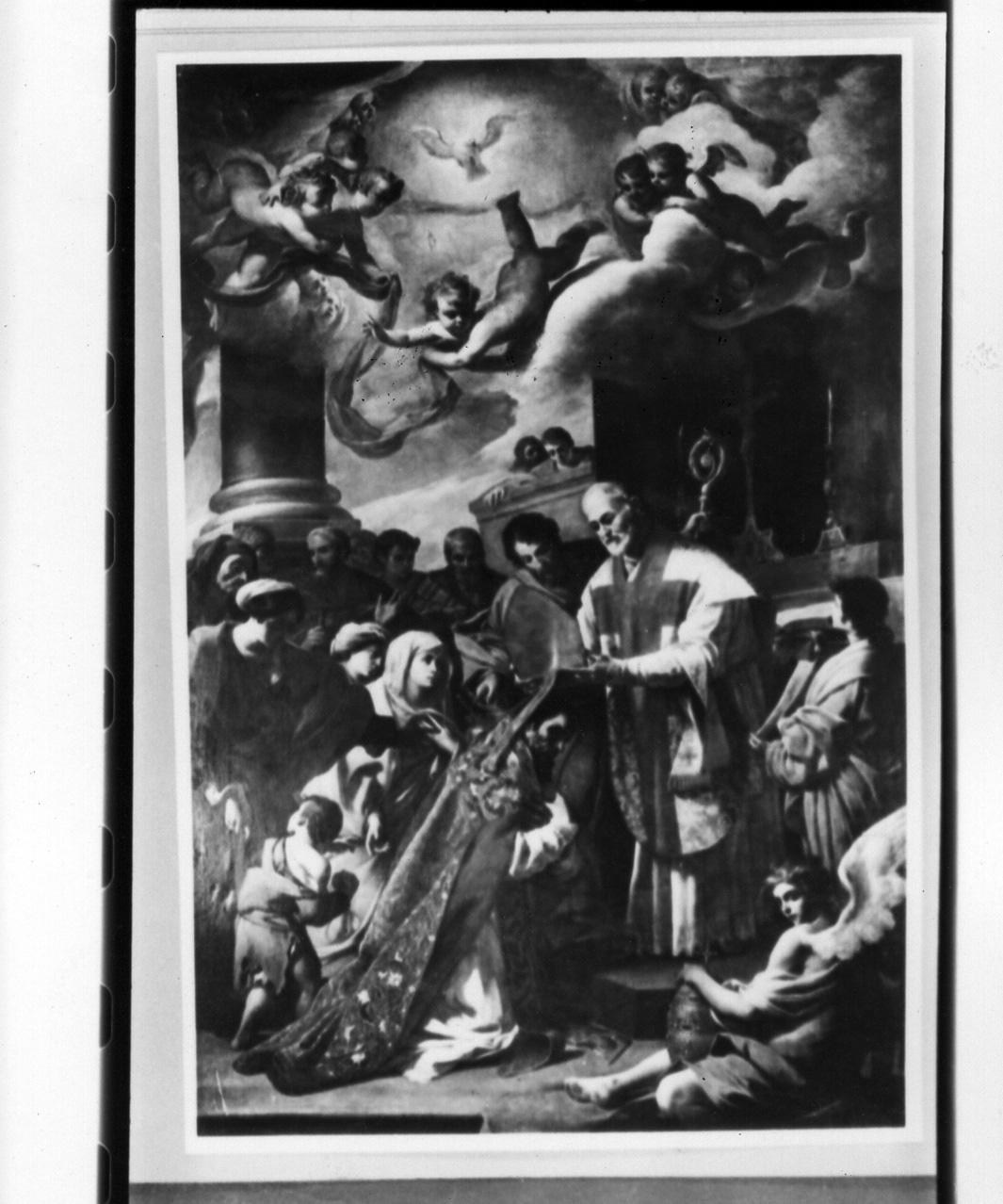 vestizione di Sant'Ignazio (dipinto) di Stanzione Massimo (metà sec. XVII)