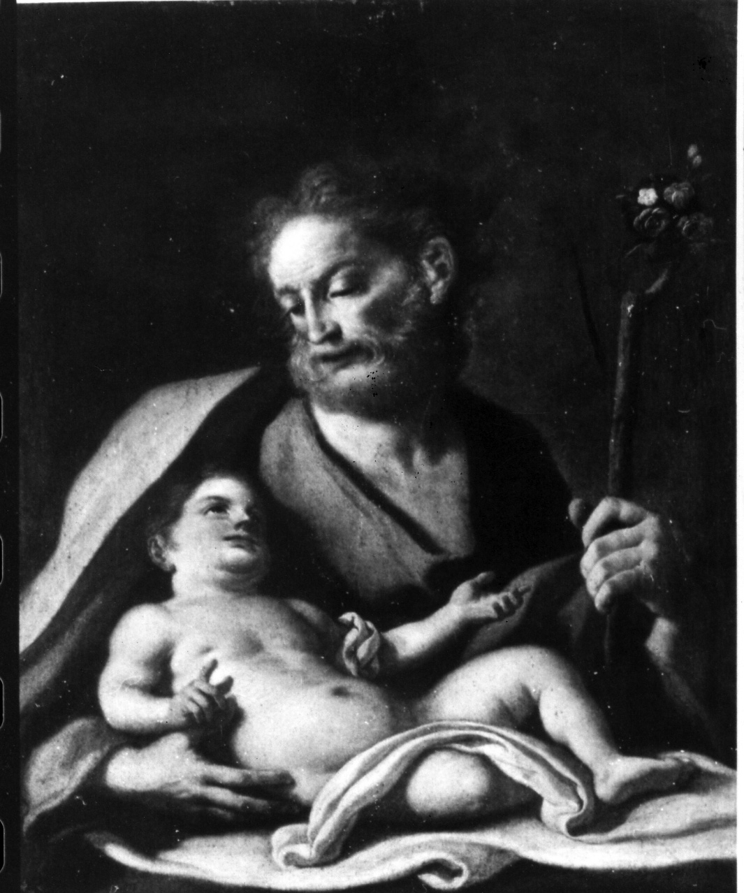 San Giuseppe e Gesù Bambino (dipinto) di Diano Giacinto detto Pozzolano (seconda metà sec. XVIII)