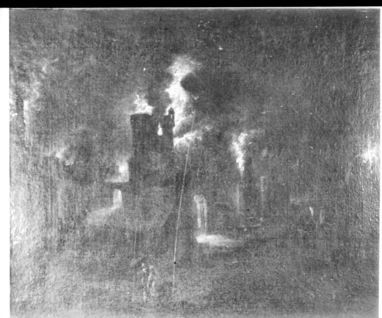 veduta di città (dipinto) di De Marchis Alessio (attribuito) (prima metà sec. XVIII)