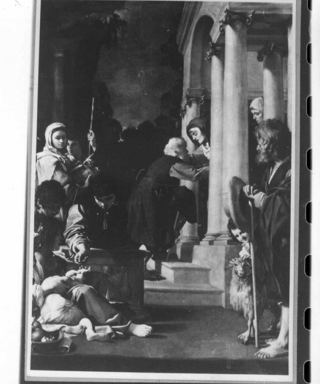 generosità di San Gioacchino (dipinto) di Schedoni Bartolomeo (primo quarto sec. XVII)