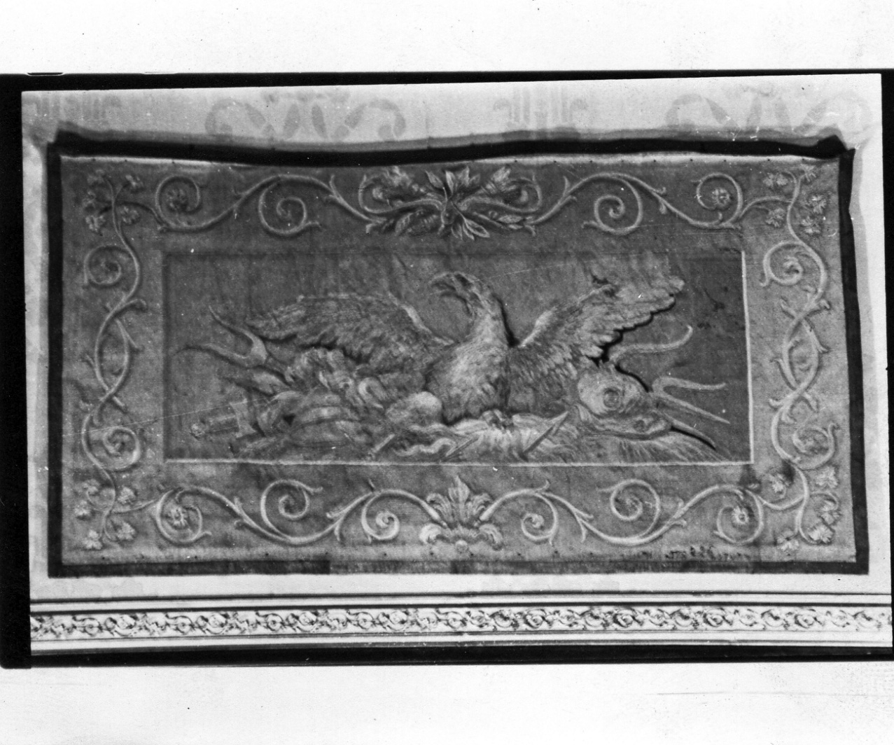 aquila (arazzo, serie) - manifattura napoletana (terzo quarto sec. XVIII)