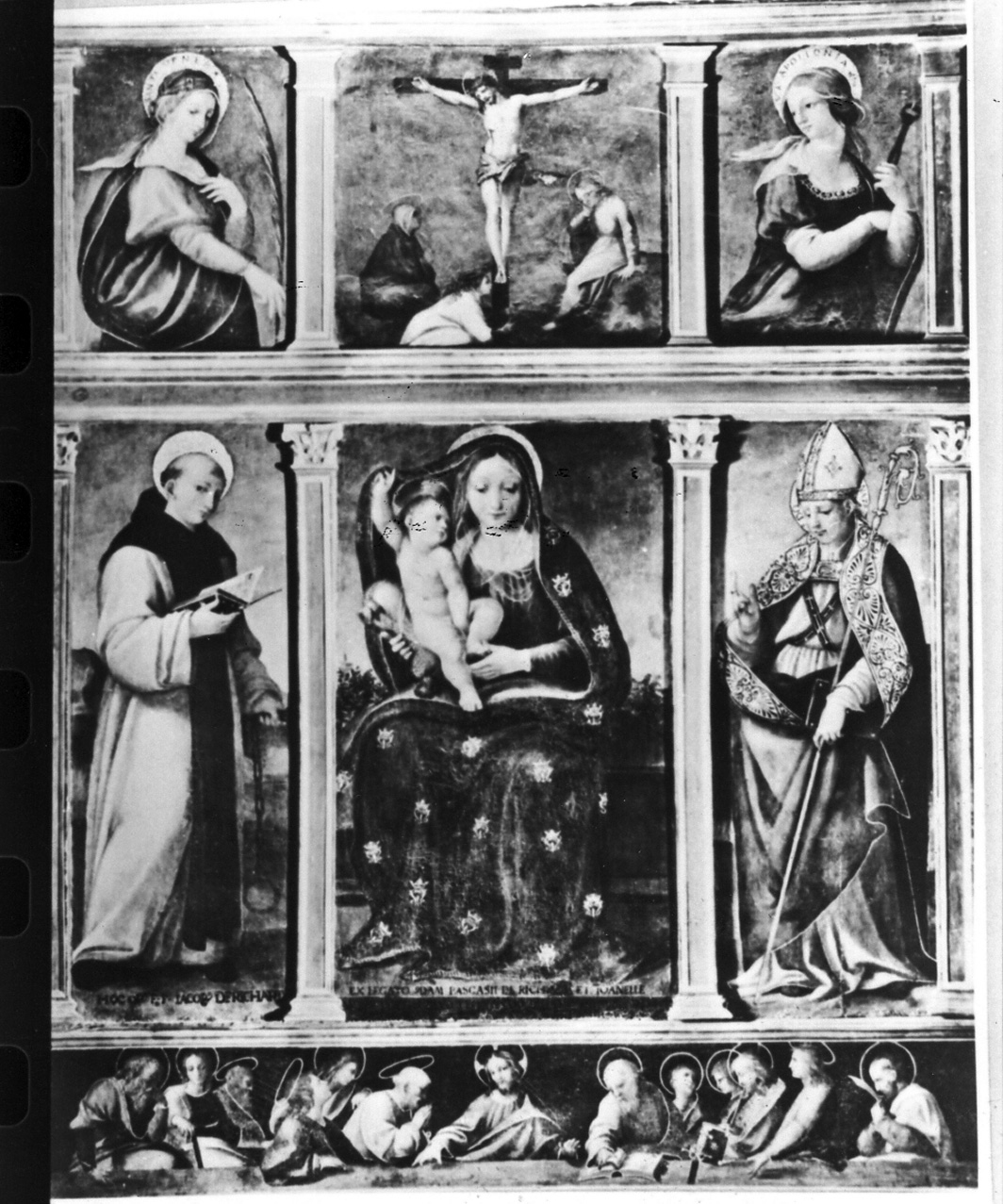 crocifissione di Cristo (dipinto) di Criscuolo Giovanni Filippo (sec. XVI)