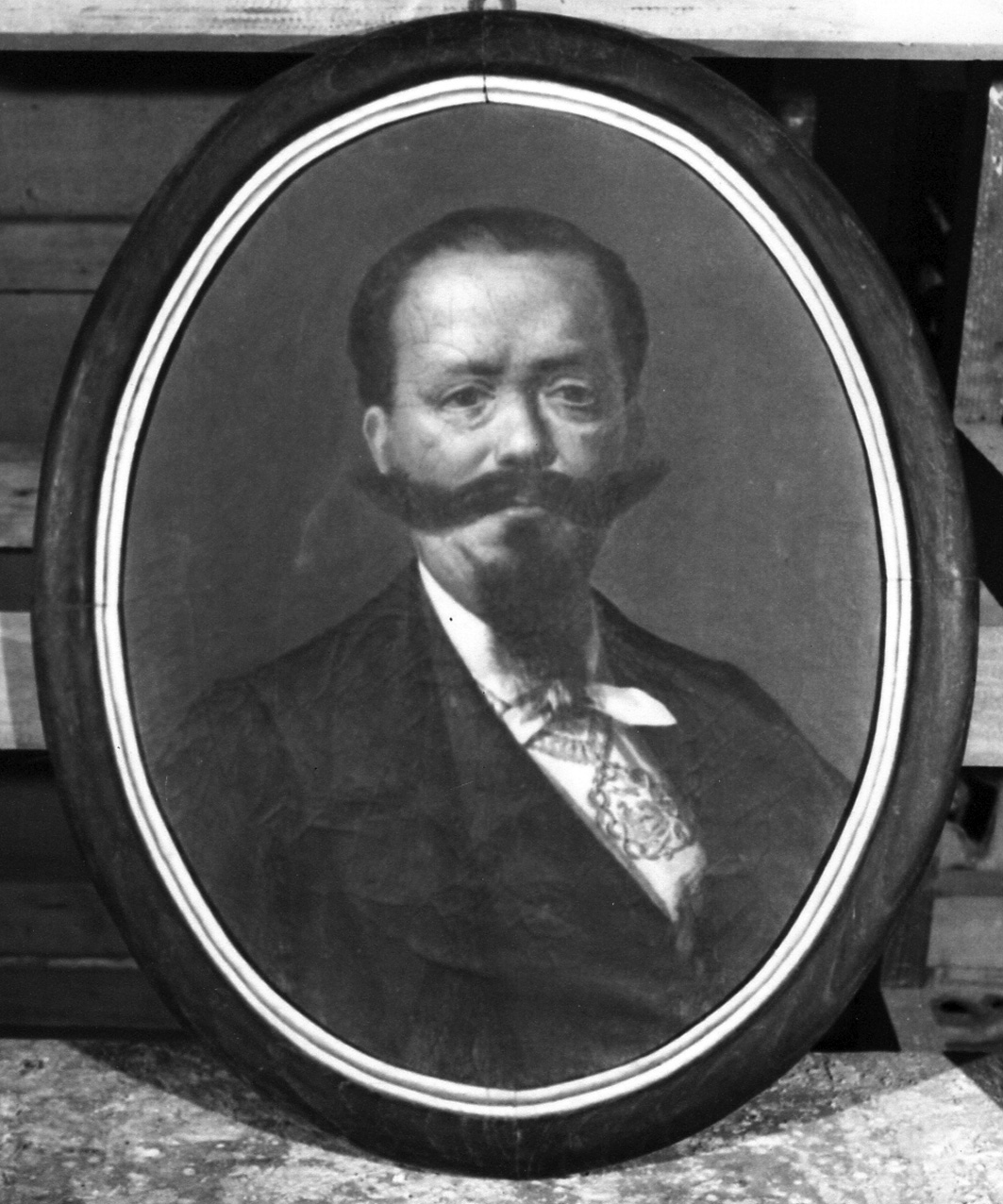 ritratto del re Vittorio Emanuele II (dipinto) - ambito lombardo (seconda metà sec. XIX)