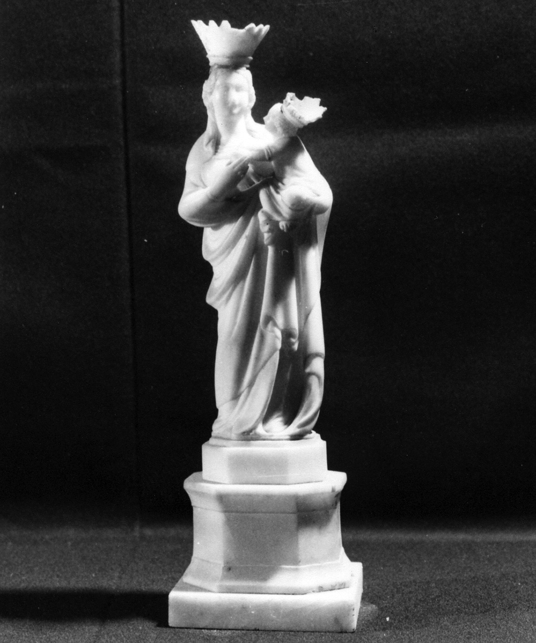 Madonna di Trapani (statuetta) di Marrone Ignazio (metà sec. XIX)