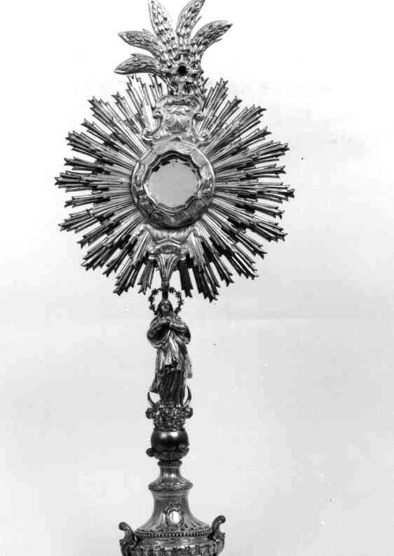 ostensorio - bottega napoletana (sec. XIX)