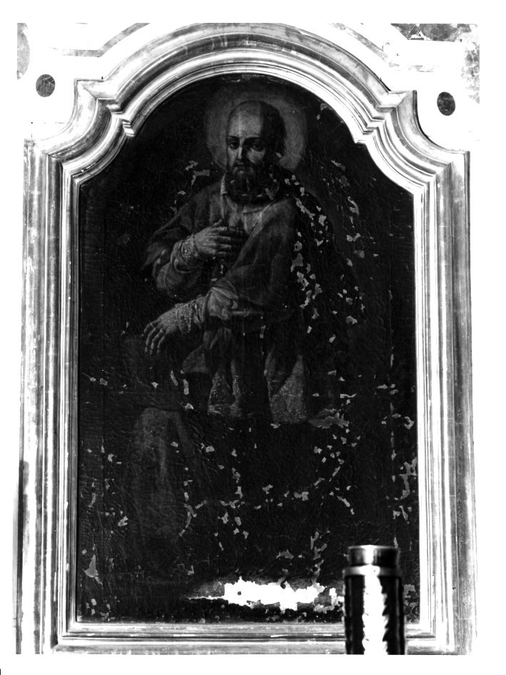 SAN FRANCESCO DI SALES (DIPINTO) - AMBITO NAPOLETANO (INIZIO sec. XVII)