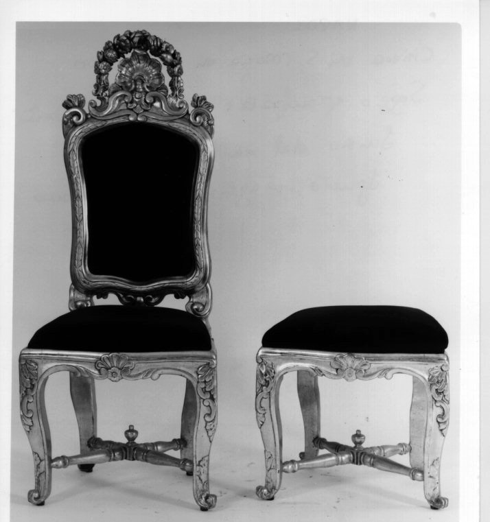 SEGGIO, ELEMENTO D'INSIEME - manifattura napoletana (Metà sec. XIX)