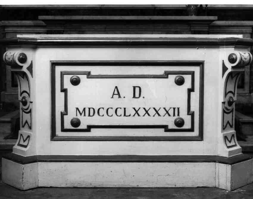 ALTARE - manifattura napoletana (FINE sec. XIX)