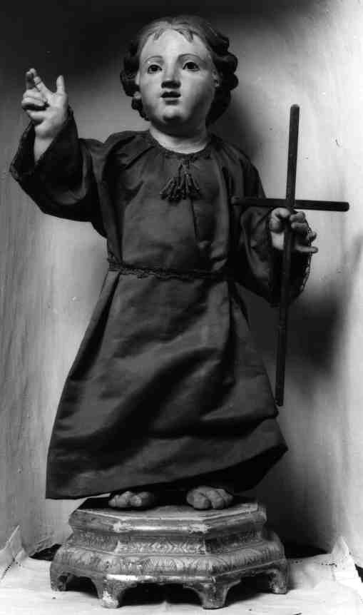 GESU' BAMBINO (STATUETTA DEVOZIONALE) - AMBITO NAPOLETANO (Seconda metà sec. XIX)