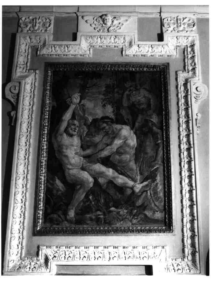 DECORAZIONE PLASTICA, INSIEME - BOTTEGA NAPOLETANA (Metà sec. XVII)