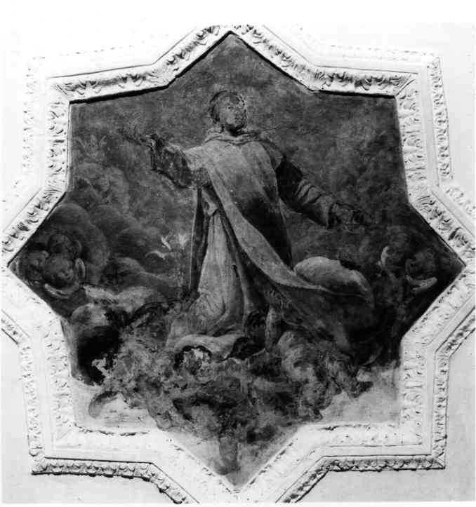 SAN GUGLIELMO D'AQUITANIA IN GLORIA (DIPINTO, CICLO) - AMBITO NAPOLETANO (Seconda metà sec. XVII)