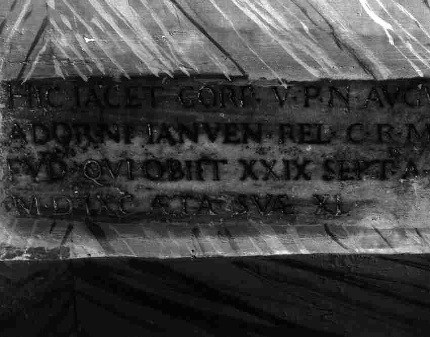 lapide - sepolcrale - ambito napoletano (FINE Sec. XVI)