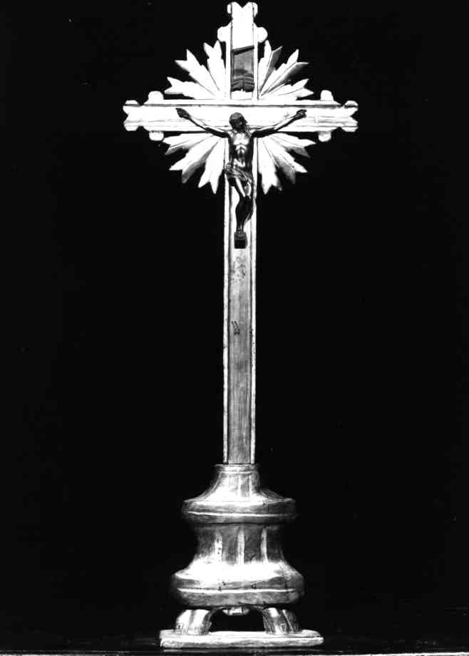 CROCE D'ALTARE, SERIE - manifattura napoletana (FINE sec. XIX)