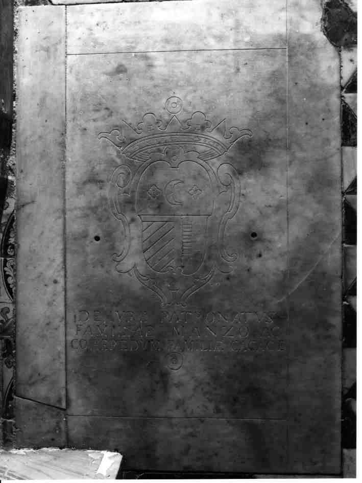 lapide - sepolcrale - ambito napoletano (SECONDO QUARTO sec. XVII)