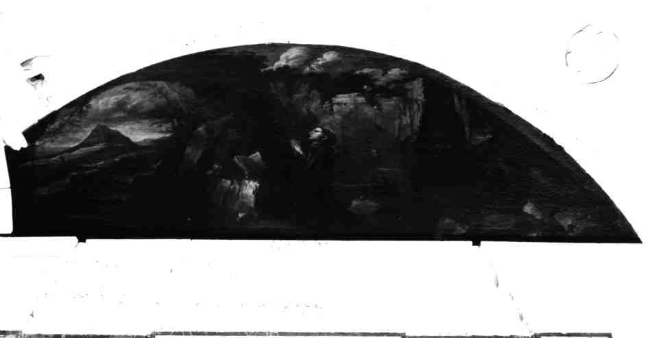 EPISODIO DELLA VITA DI SAN BENEDETTO (DIPINTO, ELEMENTO D'INSIEME) - AMBITO NAPOLETANO (Seconda metà sec. XVII)