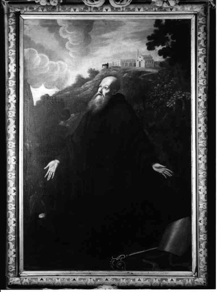 ESTASI DI SAN BENEDETTO (DIPINTO) - AMBITO NAPOLETANO (Seconda metà sec. XVII)