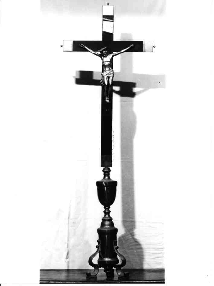 CROCE D'ALTARE - manifattura napoletana (Seconda metà sec. XIX)